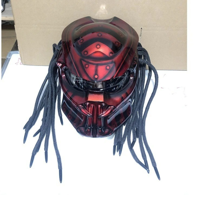 Racing Predator Warrior Full F - đánh giá và giá Custom Predator Motorcycle Helmet