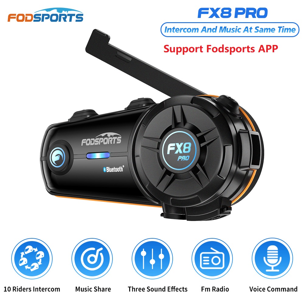 Fodsports FX8 Pro Mũ bảo hiểm  - đánh giá và giá Full Face Motorcycle Helmet With Bluetooth