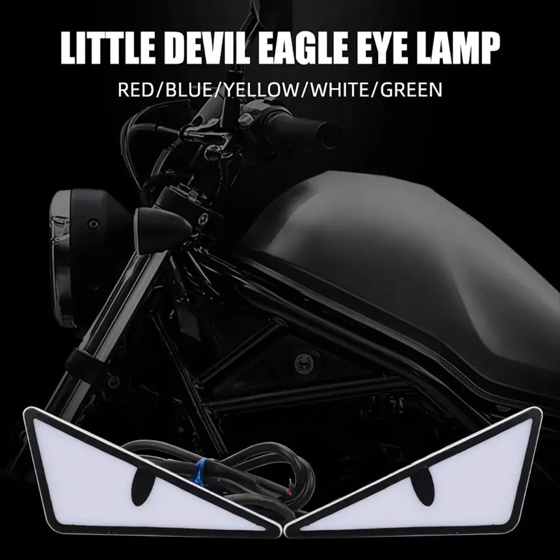 Universal Car LED Devil Eyes L - đánh giá và giá Universal Motorcycle Led Headlight Projector